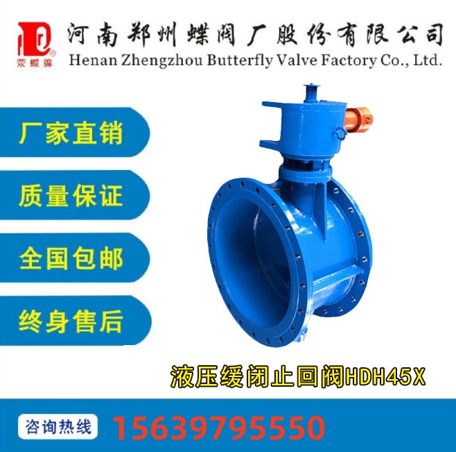 HDH45X-10\16液壓緩閉止回閥利水處理（lǐ）鑄（zhù）鐵環（huán）衛